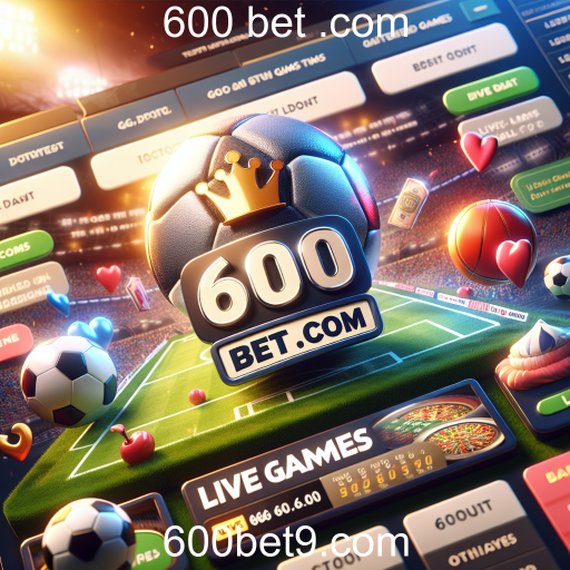 Experiência Imersiva dos Jogos ao Vivo no 600bet.com
